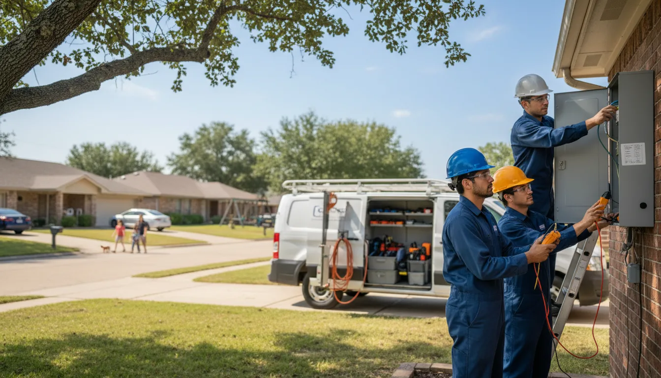Certified electrician providing emergency electrical services in Rocklake, ND